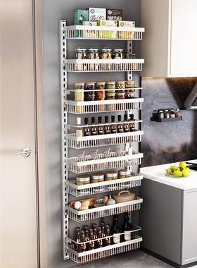 J6A免打孔省空D间置物架房墙壁挂篮F7695J56冰箱卫厨生间阳台层杂