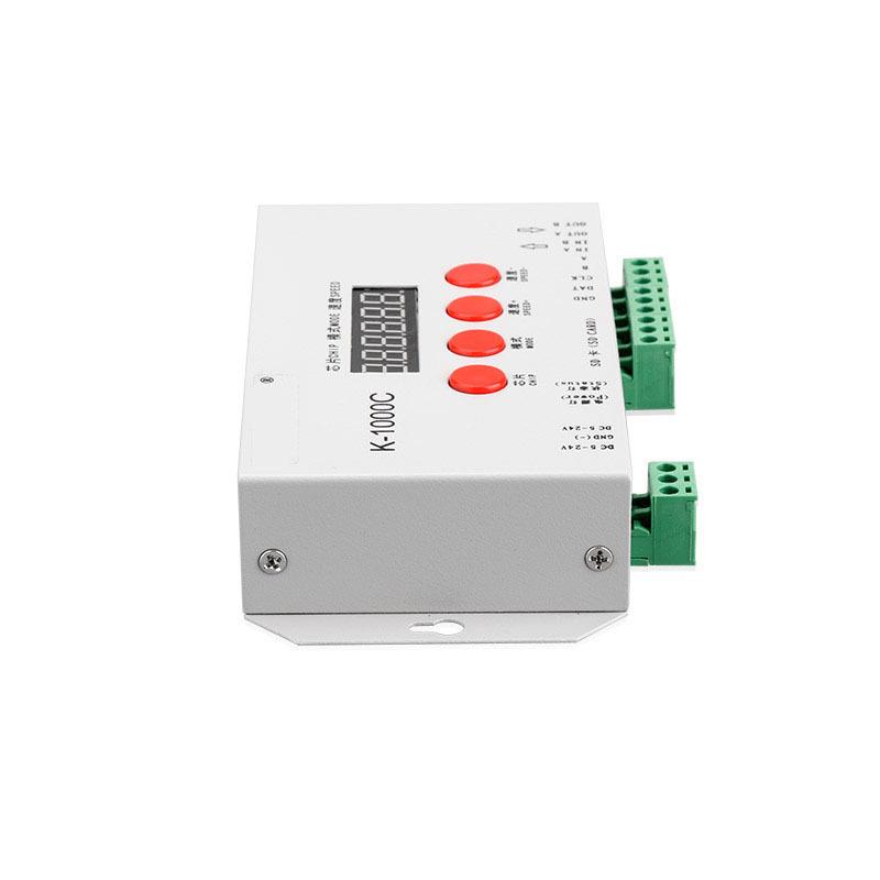 k100JOQ彩0c制全彩控器sd卡可编程led幻灯带/条DMX5制12控器新品