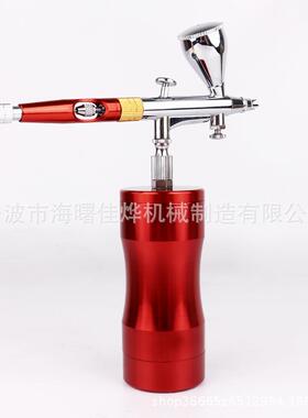 装eby热红色气泵销关停开启充电式电动小喷笔气a泵套模型喷漆上色