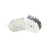 出R412口隔热销不锈钢淋配浴固定夹冲压单边断码 浴室玻璃房门五金