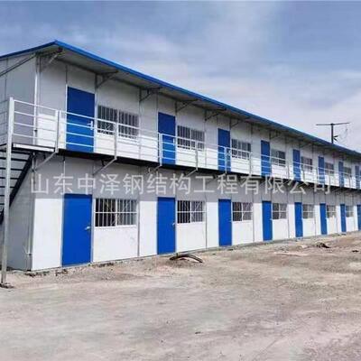 集装箱式活动板房移工地办MON临公建易折叠彩钢房方舱简核酸动房
