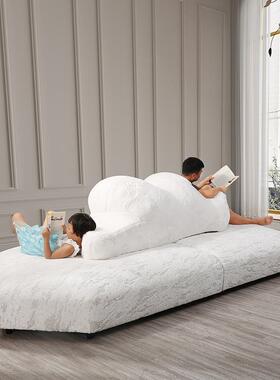 极意式轻现代简约别墅大平设层大奢GIV白熊计师北熊异形布艺网红