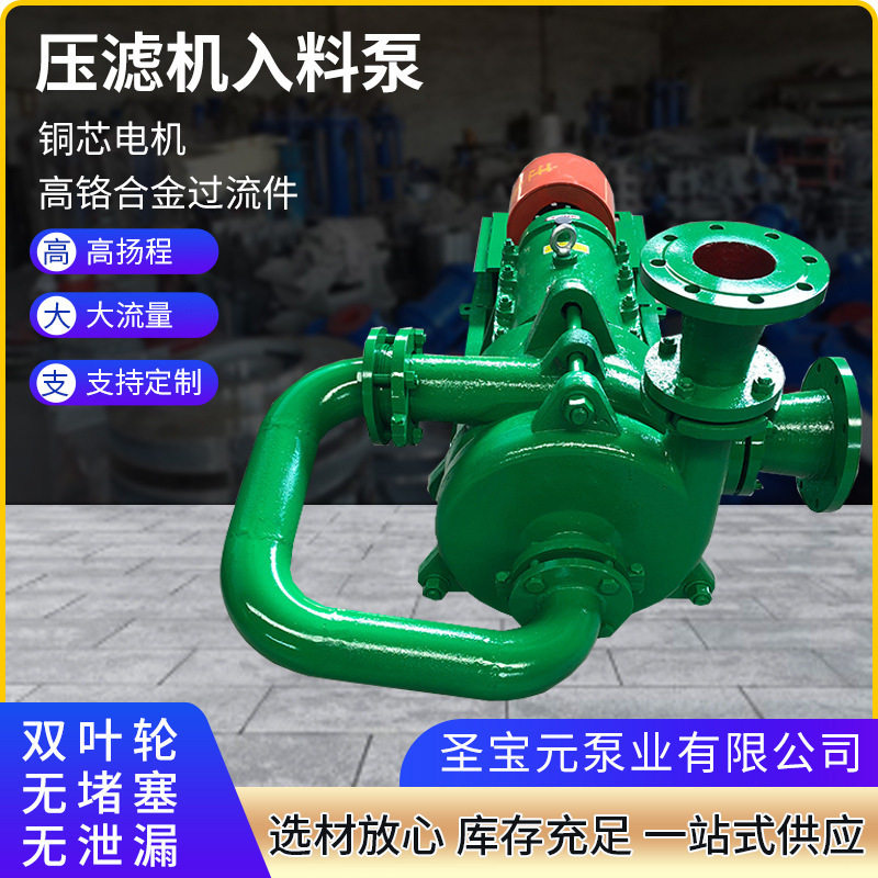 压滤机入料高扬程电动渣浆泵