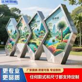 型户437外校园文传化长廊宣栏公园景观造价值观长廊廊架弧形廊橱