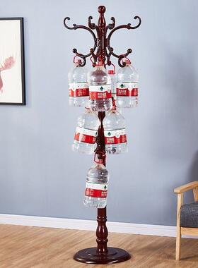 落z%实木欧式衣帽架地家用挂包挂架单杆式简约现档代卧高豪LYV华