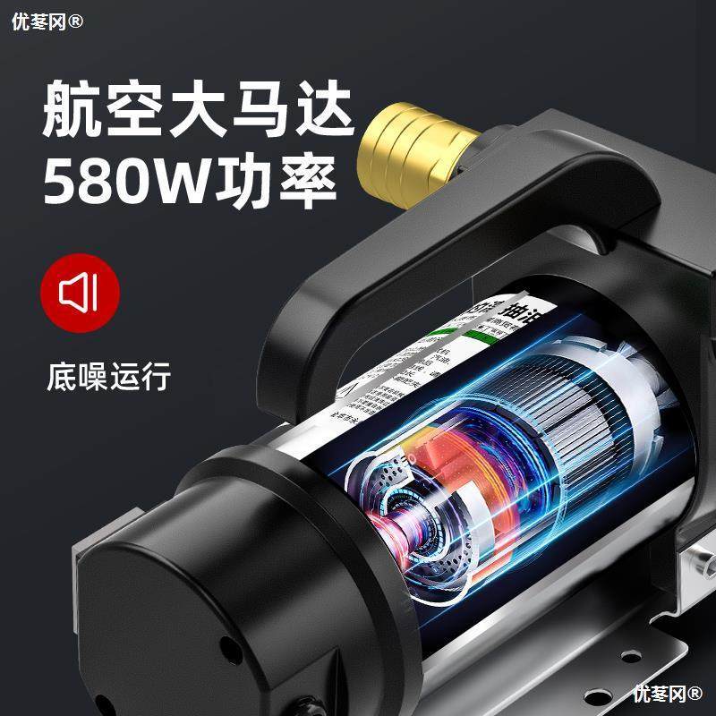 灼濛正反转抽电动油泵12VV24220V伏自泵吸直流FUC柴油泵加油机抽