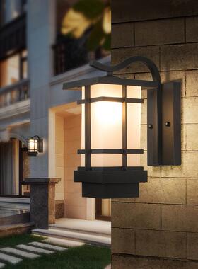 TJS新中外壁灯台过道大门墙壁灯户外复古防水家用阳室L式ED庭院壁