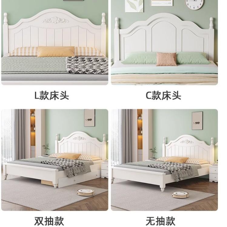 木床现代约1QYZ.8米双人床出租实房用简1.5欧式直销12m单人床.架