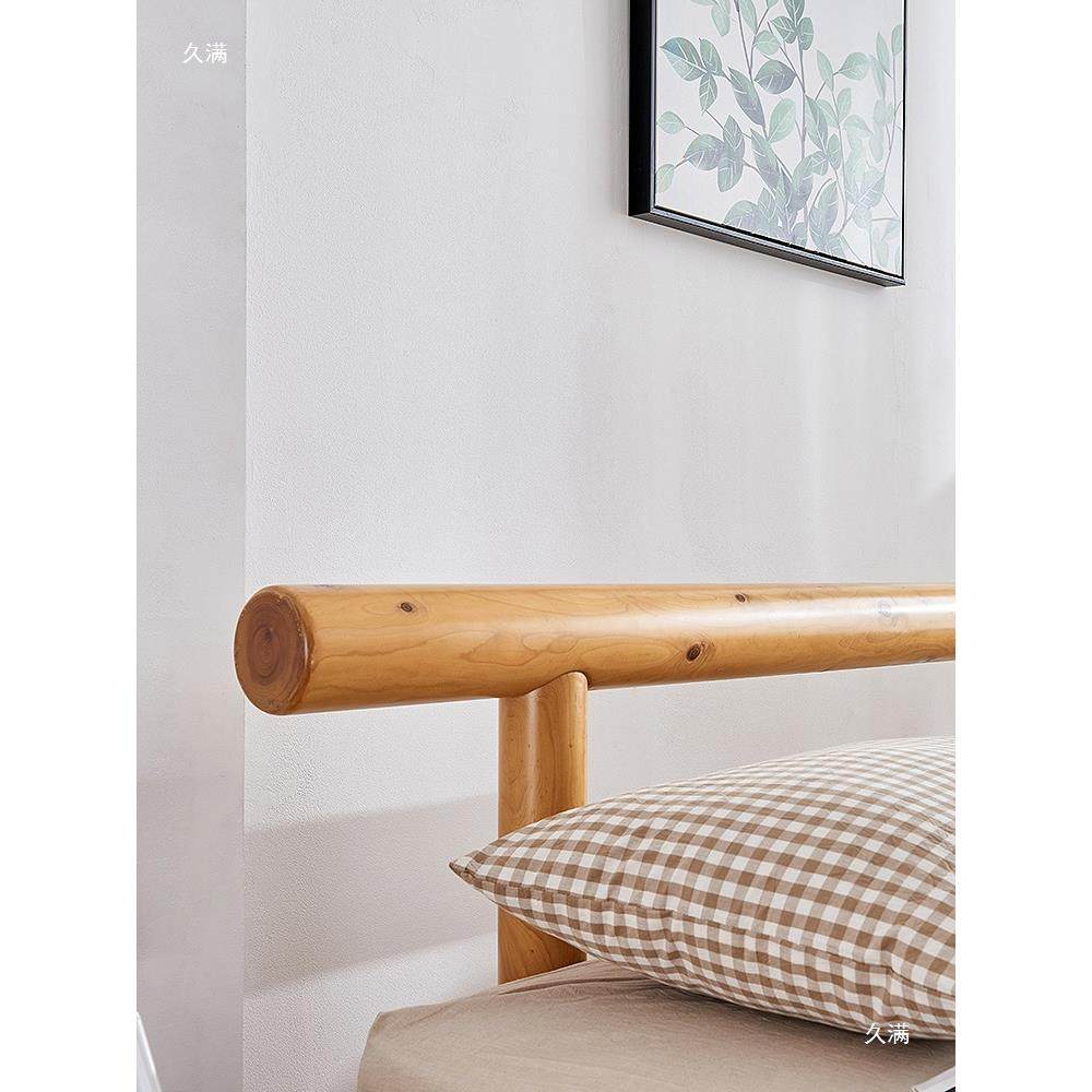 实木床日原式榻木榻米床床实地台落地矮民XBL617宿床阁楼床柏木木