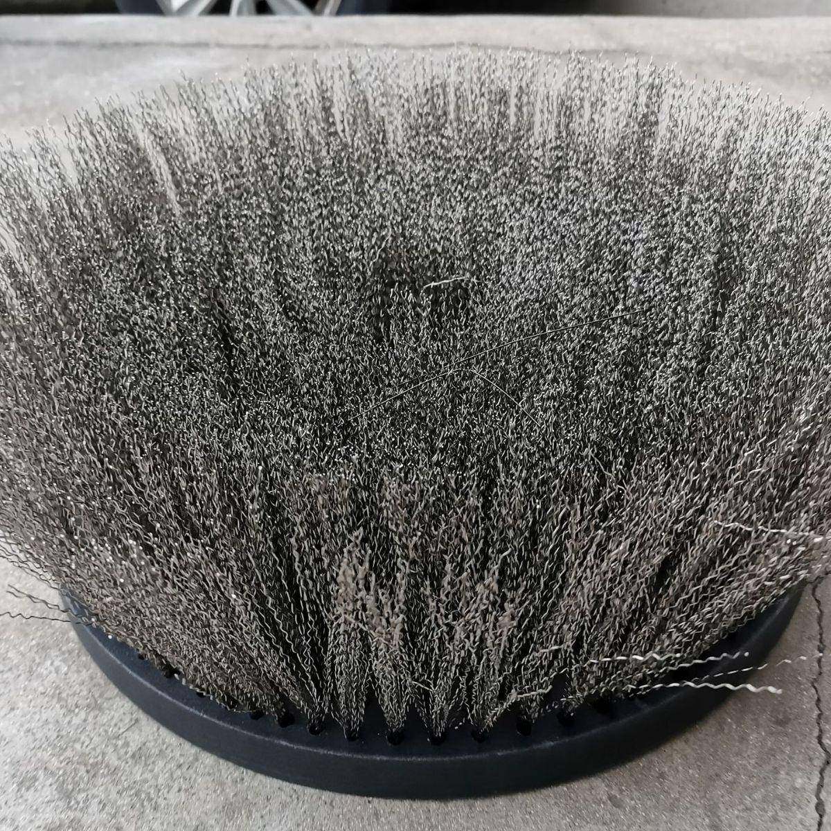 钢丝圆盘刷扫地机圆盘刷清扫车尼龙毛刷盘扫路车环卫车边刷加工