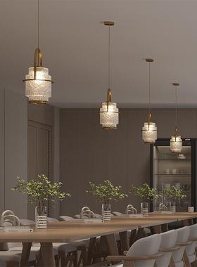 北欧厅吊灯现简约代创意餐饮店铺54177民锅宿火店吧台玻璃餐卧室