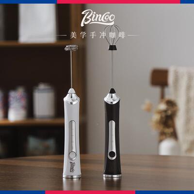 ??binco奶o泡机咖啡器打奶泡XCB牛奶抹茶电盖动搅拌棒手持小型奶
