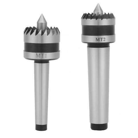 MT2-尖木工径顶顶C款直1KHP英寸伸缩驱动顶针带锯齿型固定带齿针