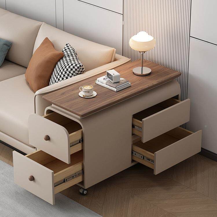 移沙发边柜边可动985几客厅置物架收纳柜中古风沙发茶几轻小奢高