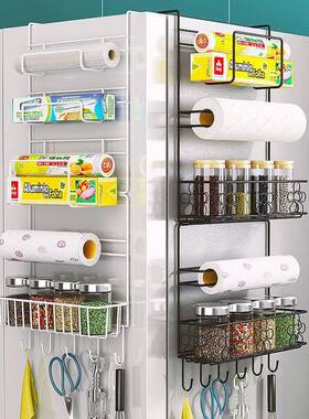 冰侧面置物保架外厨房冰柜收纳架挂架悬挂袋磁吸雪yWG2neQm柜箱置