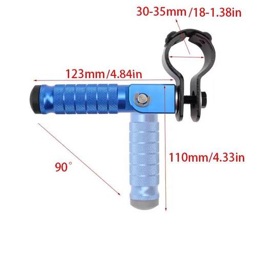 CNC改15434踏装保摩托车小牛电动车可折叠脚后脚撑后脚蹬险杠支撑