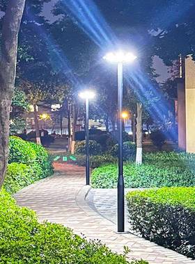 太阳能庭别院灯户外17481防水小区照花园墅高杆景观灯飞碟路明灯
