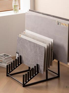 瓷展示架00800瓷砖大板岩板展砖架600*120520石材架子8落地式插*