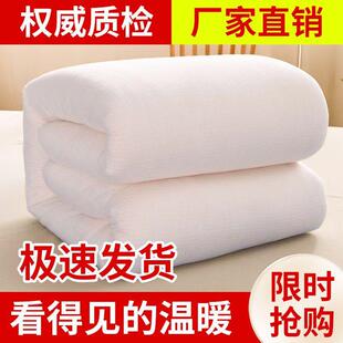 被芯被子棉被冬垫被褥子棉絮被铺底冬被加保厚单暖双学厂家直供生