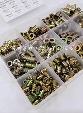 325csMp4-M梯形螺母内PLF8外T形牙有介母锌合金螺母预埋螺帽套装