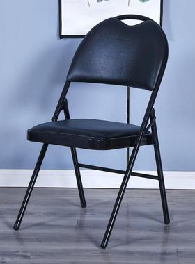 简家约子靠TIL背椅用折叠子电脑椅会议椅椅培训椅便携办公椅凳宿