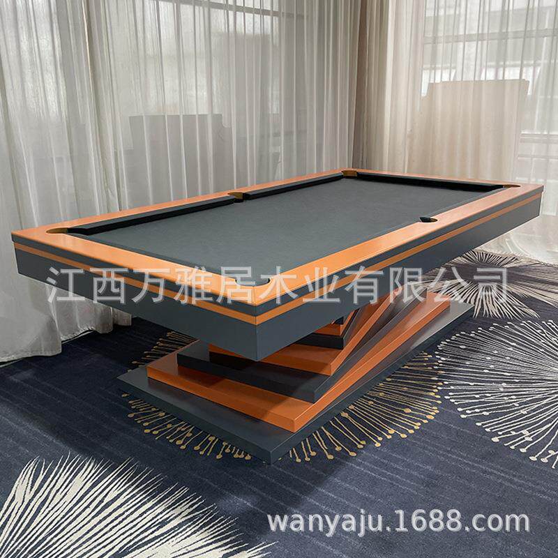 工厂直发2025新款高端出口台球桌多色可选台布台泥餐板桌球台案