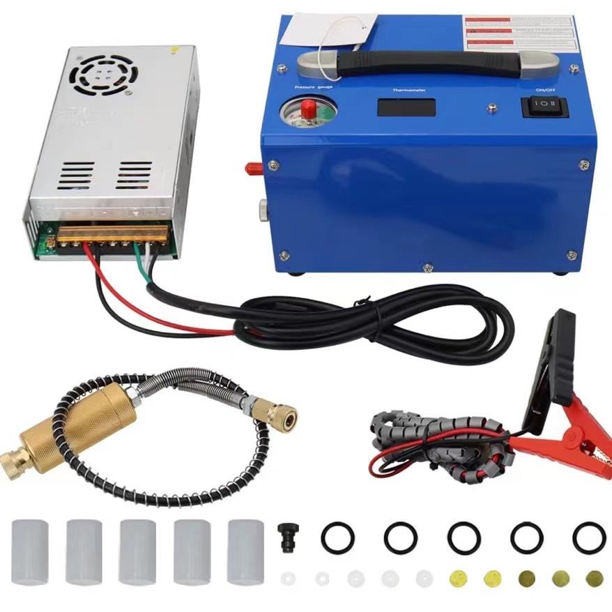 厂家直供自动停机高压打气机30MP外置变压器12v