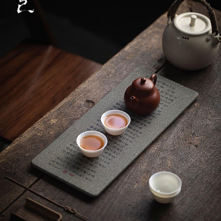 UMC7华式复古纯手工吸F767TJHM水石材泡盘中壶干承干泡台小茶台托