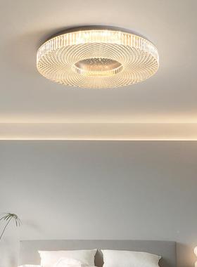 卧轻奢主室吸约顶灯圆形led灯具后现代126简房间书房阳台创意吸顶