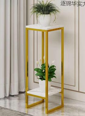 轻奢ZUU花架子简台客厅多层落地式约现阳室内代绿萝置物架铁艺花