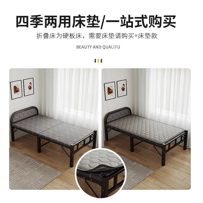 折叠床单双床家用简易床折叠人床出租屋F9787797木板床午人休可成