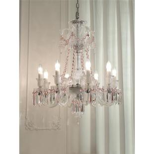 法轻奢水晶吊古宫廷风灯别墅49式 餐厅灯卧室灯具 客厅灯创复意个性