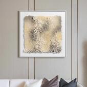 极简奶油皮风挂画革手MW99工组合画202小5新款 客挂画尺寸玄关装 厅