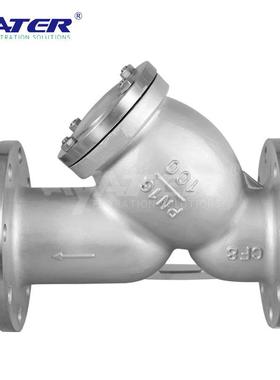 卅亚Y型过滤过滤铸钢法兰CB精铸DN405080W100Y型过滤器GL411H-6C