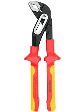 威博尔(虎EVE色RPOWER)100841双柄VDE绝缘FCW水泵艾钳斜嘴钳老钳