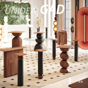 UN桌中古台法式 风腿桌架脚ZZX大理石奢石岩板餐桌底座岛实木支其