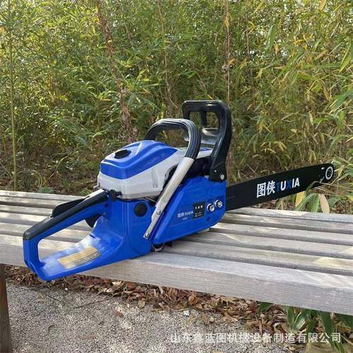 手提式高转速山XLT-20户砍林伐木伐力汽油锯外汽油动20寸链条伐木