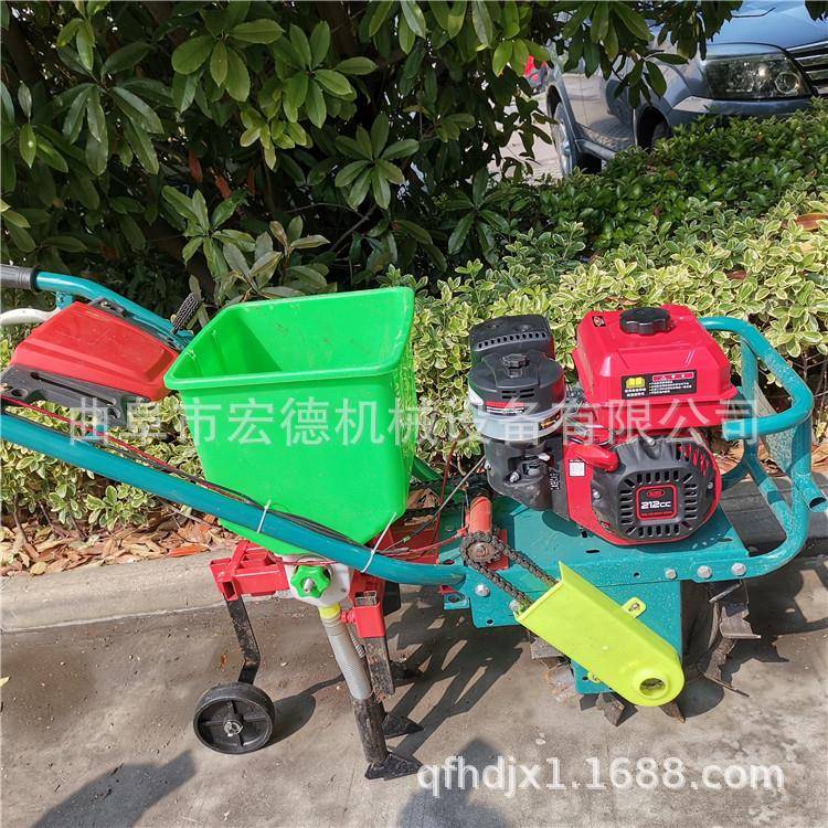 汽油双行追机便携式单播机自行53658肥走种式耕耘趟地机