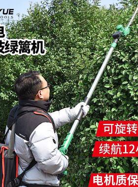 迈机越高枝电动绿篱充电式园艺绿修FBL园剪机修枝机林剪加长篱化