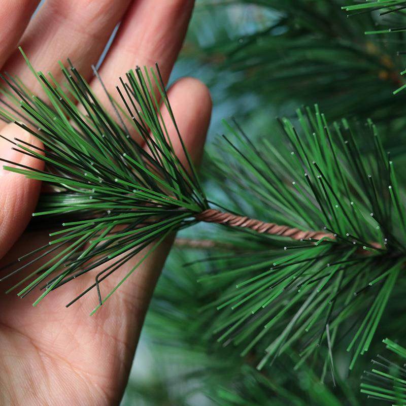 厂家直自销混加密分节松针P+VC动圣诞树圣合诞节SYCT57装饰品