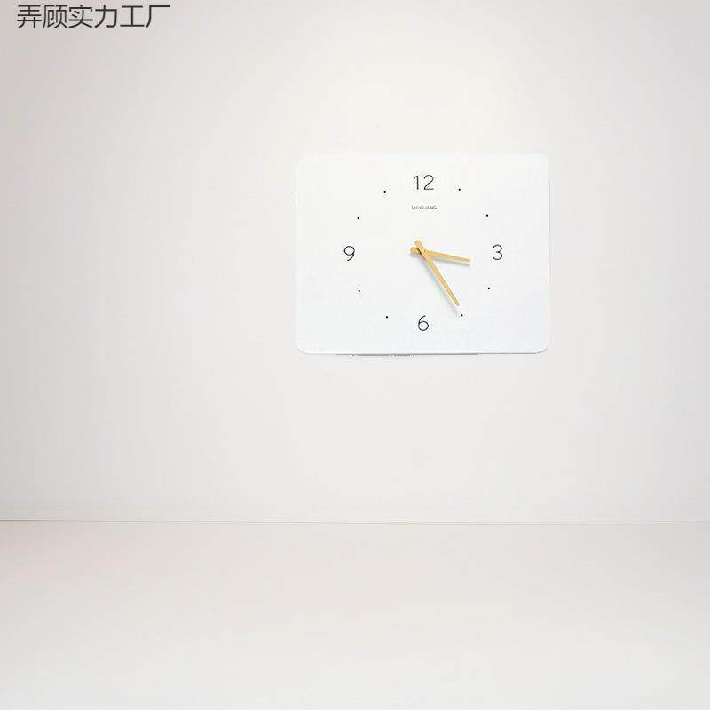 电表箱装饰画钟表简遮约竖挂时钟挂画电闸配电箱BnNX6xtE挡钟打孔