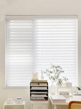 香里拉免卷帘帘百叶窗客40943厅书房阳台办公格室遮阳隔热打孔柔