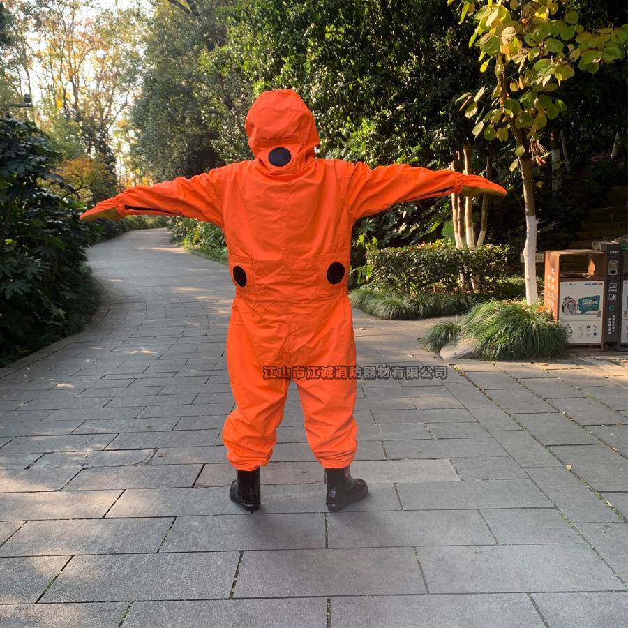 防蜂连体全套消防红专用队马蜂防刺耐磨481通服风透气钢丝网面罩