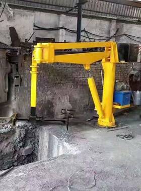 金属铸造机械YPJ臂机机抓铁手铁块浇铸助力机械手械移动式水浇筑