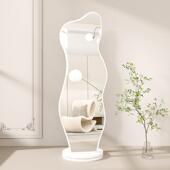 全身镜家用房间转旋镜异形体客厅落地镜储网红985ins服店一全身装