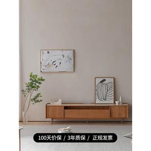 致家家居电视柜ziihome®简约现代岩板实木地柜客厅小户型电视机