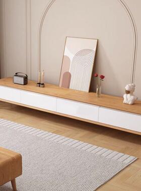 简实木电视机柜北风超窄极小户型欧新全实木简易落地电AVG视款柜