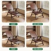 竹躺椅躺椅叠午休折椅夏季 凉椅可可躺家用阳靠台椅结实耐用休闲椅