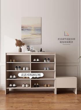 靠鞋墙玄REQ关带现代简约鞋柜换凳一体可订鞋组批柜入户家用门口