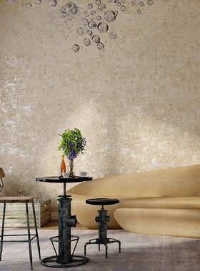 厅美复古斑驳无布素色式墙纸新款法纺式客卧室背VMK景壁纸非自粘